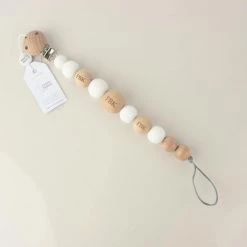 Funny Bunny Kids Kiwiana Dummy Clip - White Wood