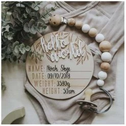 Funny Bunny Kids Kiwiana Dummy Clip - White Wood