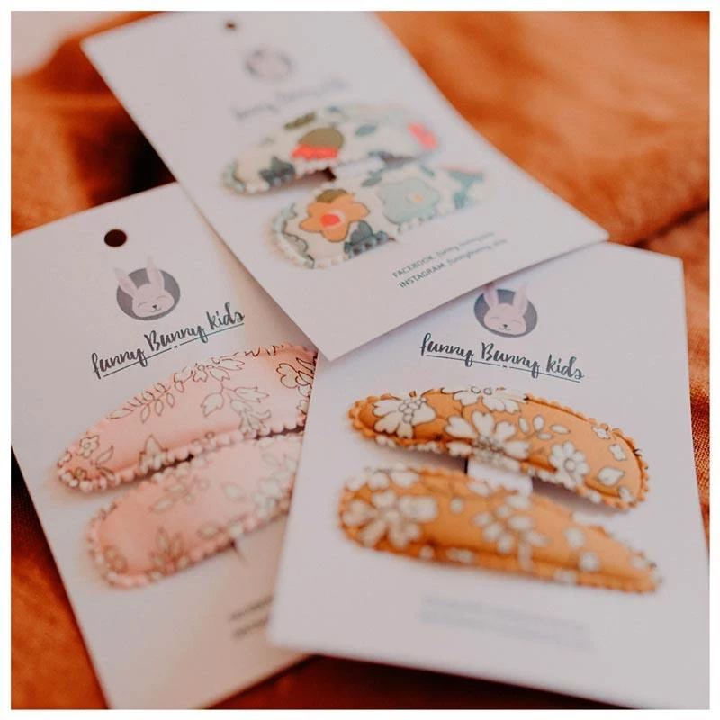 Funny Bunny Kids Kids Liberty Hair Clips - Jorgi (2pc)