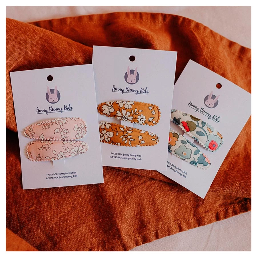 Funny Bunny Kids Kids Liberty Hair Clips - Jorgi (2pc)