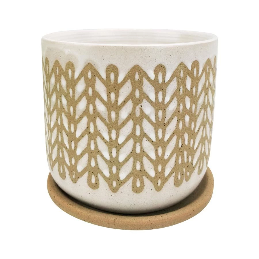 Urban Products VASES & PLANTERS River Stitch Planter (15cm)