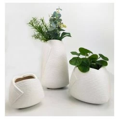 Urban Products VASES & PLANTERS Jocelyn Planter - White (15cm)