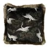 Le Forge Crane Velvet Cushion (45cm) Cushions