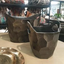 Le Forge Aluminium Chisel Wine Bucket - Smoke