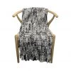 Le Forge Woven Throw โ Black/Grey
