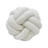 Le Forge Velvet Knot Cushion - Ivory