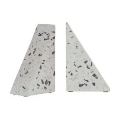 Emporium Letta Terrazzo Bookends - Dark