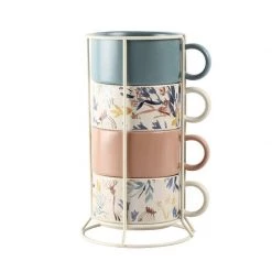 Amalfi Woodend Mug Set & Rack Restocked