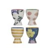 Emporium Country Style Pattern Clash Egg Cup Set/4