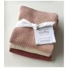 Ecovask Organic Cotton Multi-Functional Cloths (3pk) - Rose Blush Reusable & Eco Friendly
