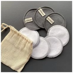 Ecovask Reusable & Eco Friendly Reusable Organic Cotton Make Up Pads (7pk)