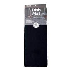 Ecovask Reusable & Eco Friendly Smart Swedish Dish Drying Mat - Black