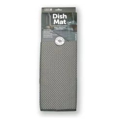 Ecovask Smart Swedish Dish Drying Mat - Silver Grey
