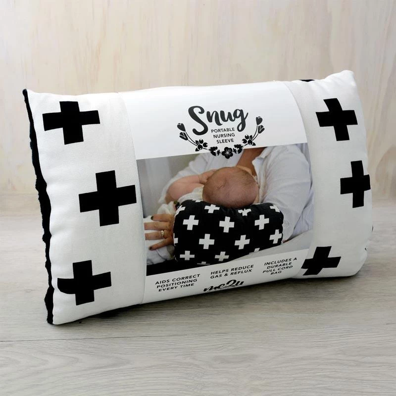 Me2U Gifts Snug Nursing Sleeve β Black Cross