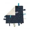 Me2U Gifts Tag Sensory Blanket – Navy Star