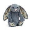 Jellycat Blossom Bashful Dusky Blue Bunny - Medium Country Style