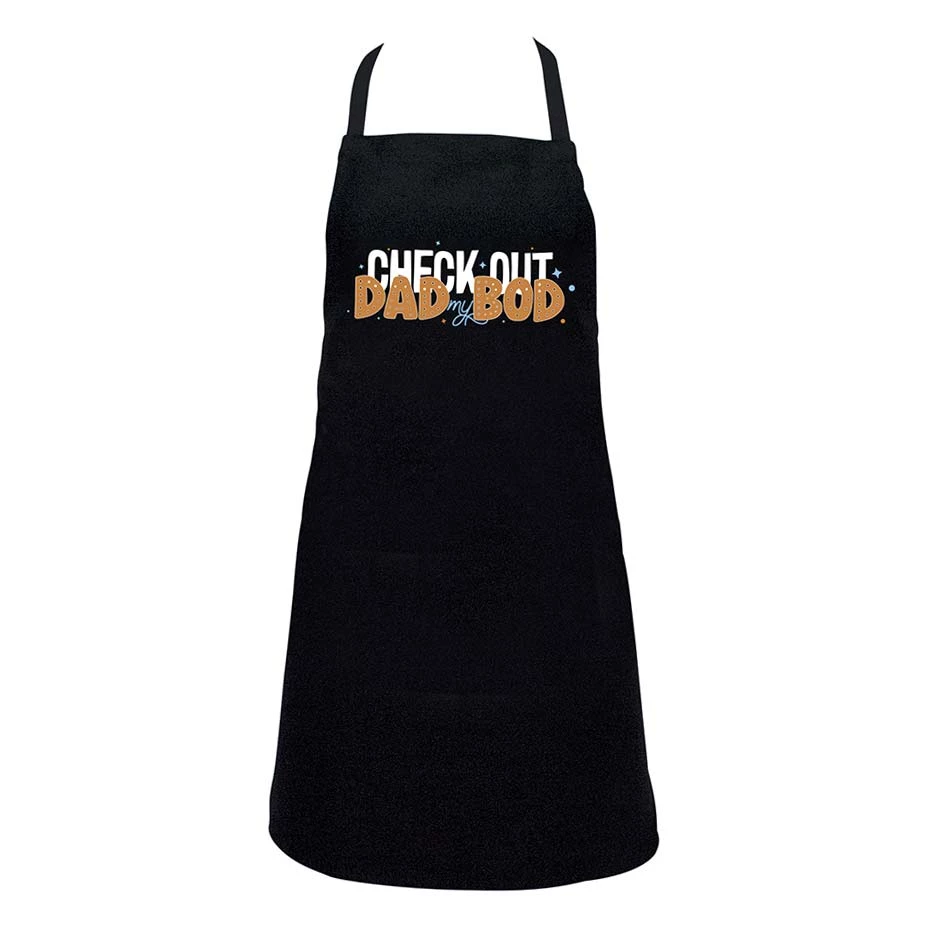 Annabel Trends Monochrome Dad Bod Mens Apron