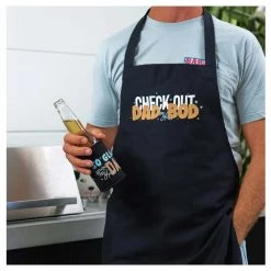 Annabel Trends Monochrome Dad Bod Mens Apron