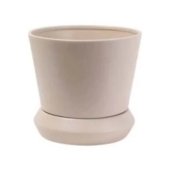 Potted Hamburg Planter Large - Parchment