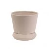 Potted Hamburg Planter Small - Parchment VASES & PLANTERS