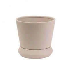Potted Hamburg Planter Small - Parchment VASES & PLANTERS