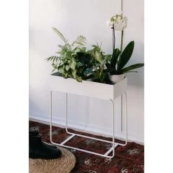 Garcia Tall Metal Planter - Terracotta Home Accents