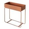 Garcia Tall Metal Planter - Terracotta Home Accents