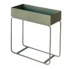 Garcia Tall Metal Planter - Sage Green Home Accents