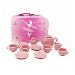 Pink Poppy Porcelain Tea Set