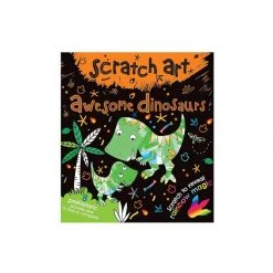 BookOli BOYS GIFTS Scratch Art - Awesome Dinosaurs