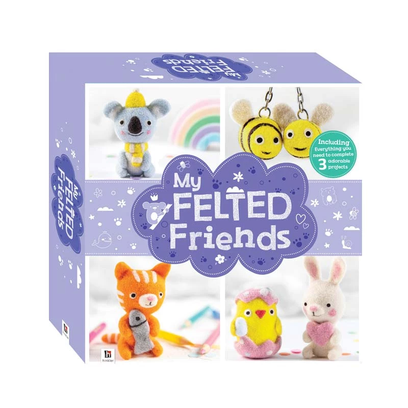 Hinkler My Felted Friends - Felting Kit GIRLS GIFTS