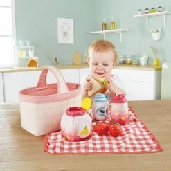 Hape BABY & TODDLER GIFTS Toddler Picnic Basket (12pc)