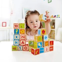 Hape BABY & TODDLER GIFTS ABC Wooden Blocks (26pc)