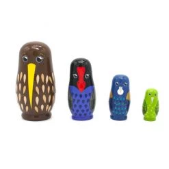 Avalon International NZ Birds Nesting Dolls Kiwiana
