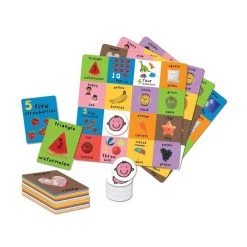 Briarpatch First 100 Numbers, Colors, Shapes Bingo Game Early Learning