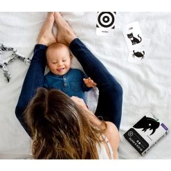 MierEdu Cognitive Black & White Animal Flash Cards Monochrome