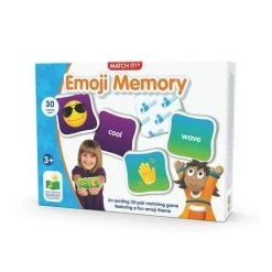 The Learning Journey Match It Emoji Memory Game