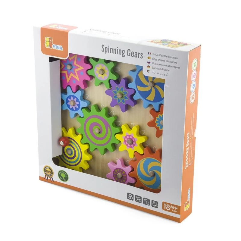 Viga Spinning Gears Wooden Toys