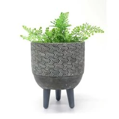 Stoneleigh & Roberson Dwali Planter - Grey (32.5cm)