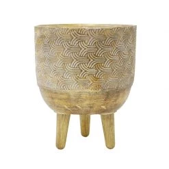 Stoneleigh & Roberson Dwali Planter - Gold (32.5cm)