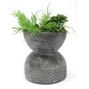 Stoneleigh & Roberson Dwali Hourglass Planter - Grey (28.5cm) NEW ARRIVALS