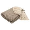 Stoneleigh & Roberson Throws Dotti Brown Cotton Throw
