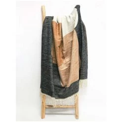 Stoneleigh & Roberson Ruby Black Jacquard Throw