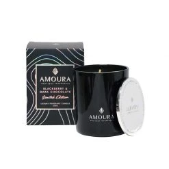 Amoura Andles Luxury Fragrant Candle - Blackberry & Dark Chocolate