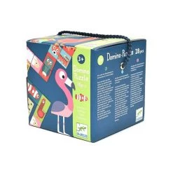 Djeco Animo Puzzle - Dominoes (28pc) Early Learning