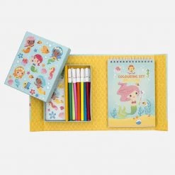 Tiger Tribe GIRLS GIFTS Colouring Set - Mermaids