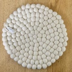 Sheepish Design NZ Wool Pot Stand / Trivet – Natural