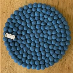 Sheepish Design NZ Wool Pot Stand / Trivet – Teal