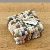 Sheepish Design NZ Wool Square Coasters โ Soft Multi
