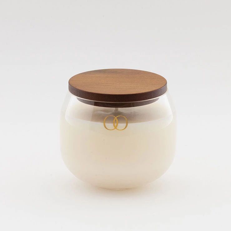 Only Orb Coastal Hand Blown Glass Candle Refil - Oar